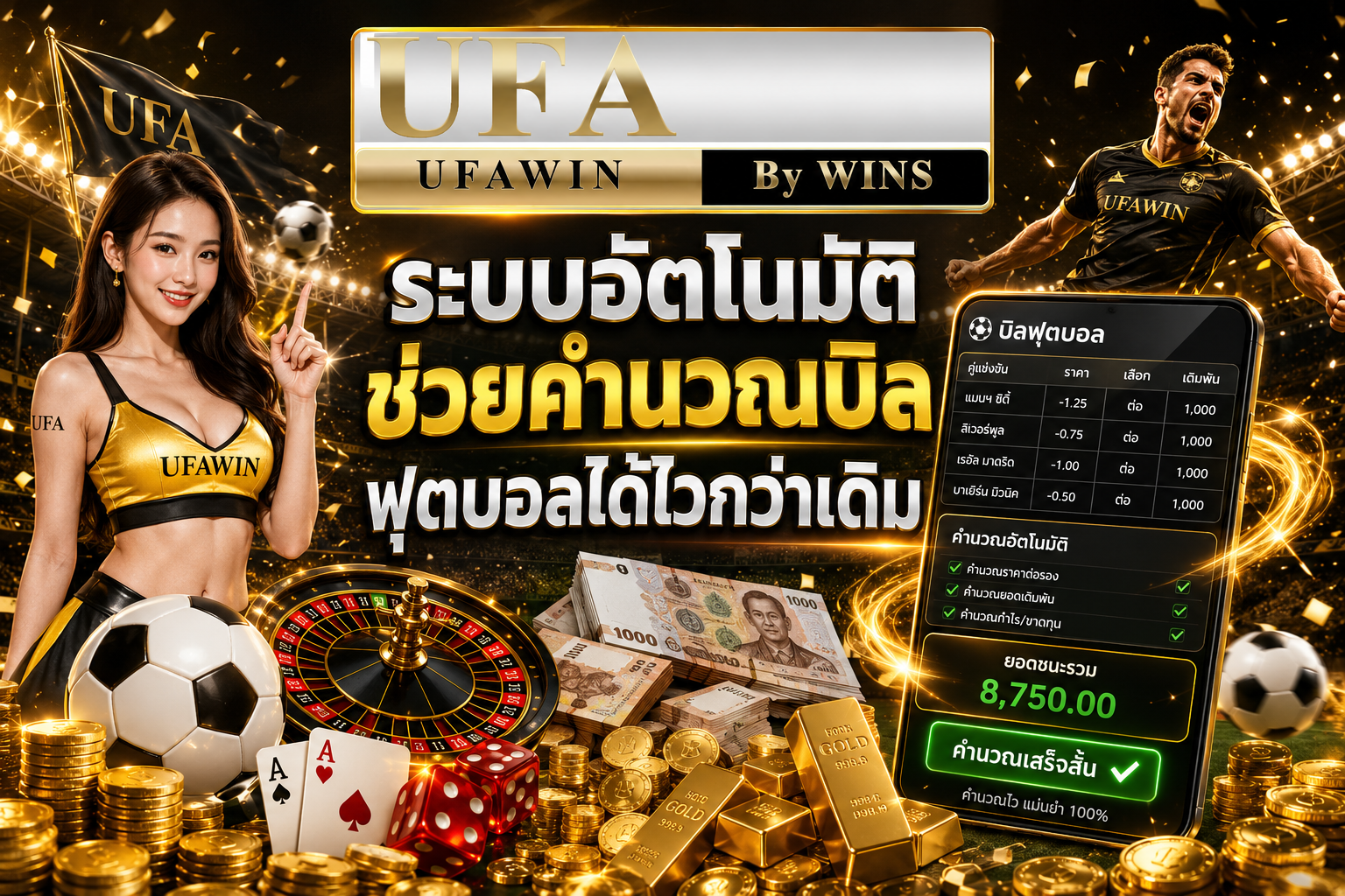 ระบบอัตโนมัติช่วยคำนวณบิลฟุตบอลได้ไวกว่าเดิม